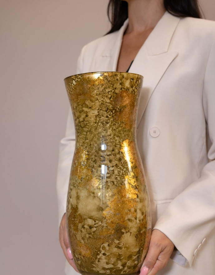 Ваза «Franco gold» купить по цене 5 500 руб. с быстрой доставкой | Маркет-цветов